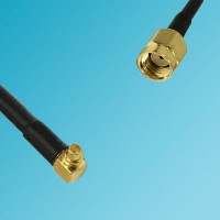 MMCX Male Right Angle to RP SMA Male RF Coaxial Cable