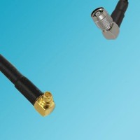 MMCX Male Right Angle to RP TNC Male Right Angle RF Coaxial Cable