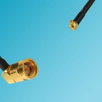 MMCX Male Right Angle to SMA Male Right Angle RF Coaxial Cable