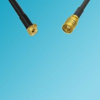 MMCX Male Right Angle to SMB Female RF Coaxial Cable