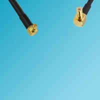 MMCX Male Right Angle to SMB Male Right Angle RF Coaxial Cable