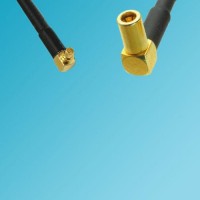MMCX Male Right Angle to SSMB Female Right Angle RF Coaxial Cable