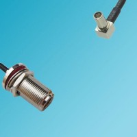 MS147 Male Right Angle to N Bulkhead Female RF Coaxial Cable