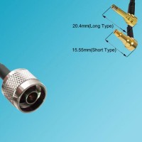 MS156 Male Right Angle to N Male RF Coaxial Cable