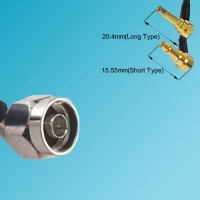 MS156 Male Right Angle to N Male Right Angle RF Coaxial Cable
