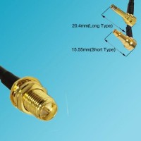 MS156 Male Right Angle to RP SMA Bulkhead Female RF Coaxial Cable