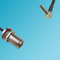 MS162 Male Right Angle to N Bulkhead Female RF Coaxial Cable