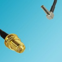 MS162 Male Right Angle to RP SMA Bulkhead Female RF Coaxial Cable