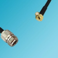 N Female to RP MCX Male Right Angle RF Coaxial Cable