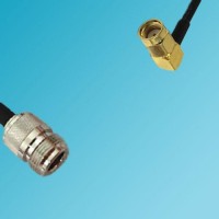 N Female to RP SMA Male Right Angle RF Coaxial Cable