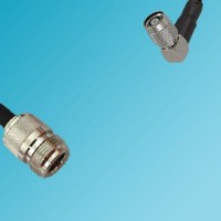N Female to RP TNC Male Right Angle RF Coaxial Cable