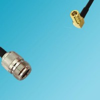 N Female to SMB Female Right Angle RF Coaxial Cable