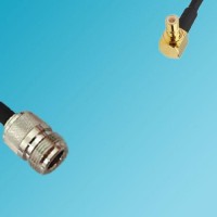 N Female to SMB Male Right Angle RF Coaxial Cable