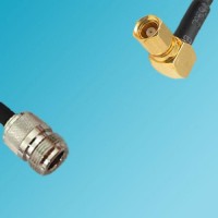 N Female to SMC Female Right Angle RF Coaxial Cable