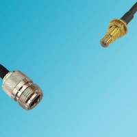 SMC Bulkhead Male to N Female RF Cable