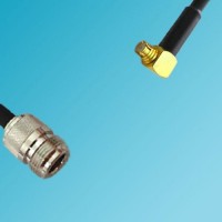 N Female to SMP Female Right Angle RF Cable