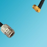 N Female to SSMA Male Right Angle RF Coaxial Cable
