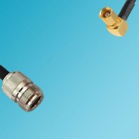 N Female to SSMC Female Right Angle RF Coaxial Cable