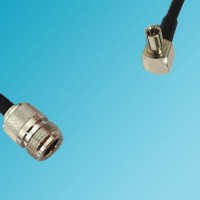 TS9 Male Right Angle to N Female RF Cable