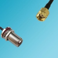 N Bulkhead Female to RP SMA Male RF Coaxial Cable
