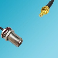N Bulkhead Female to SMB Bulkhead Male RF Coaxial Cable
