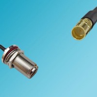 SMP Male to N Bulkhead Female RF Cable