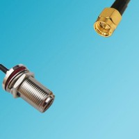 N Bulkhead Female to SSMA Male RF Coaxial Cable