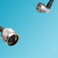 N Male to QN Male Right Angle RF Coaxial Cable