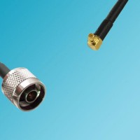 N Male to RP MMCX Male Right Angle RF Coaxial Cable