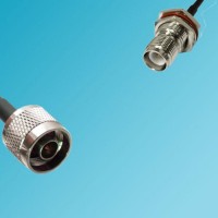 N Male to RP TNC Bulkhead Female RF Coaxial Cable