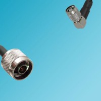 N Male to RP TNC Male Right Angle RF Coaxial Cable