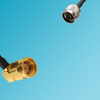 N Male to SMA Male Right Angle RF Coaxial Cable