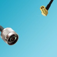 N Male to SMB Female Right Angle RF Coaxial Cable