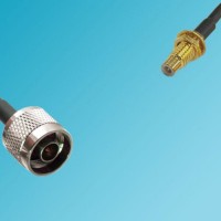 SMC Bulkhead Male to N Male RF Cable