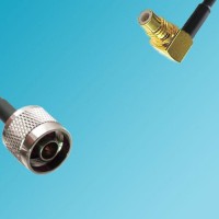 SMC Male Right Angle to N Male RF Cable