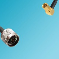 N Male to SSMC Female Right Angle RF Coaxial Cable