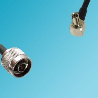 TS9 Male Right Angle to N Male RF Cable