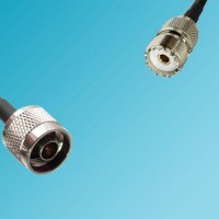 UHF Female to N Male RF Cable