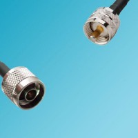 UHF Male to N Male RF Cable