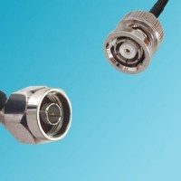N Male Right Angle to RP BNC Male RF Coaxial Cable