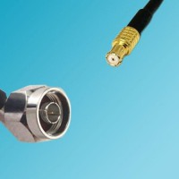N Male Right Angle to RP MCX Male RF Coaxial Cable