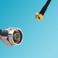 N Male Right Angle to RP MCX Male Right Angle RF Coaxial Cable