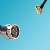 N Male Right Angle to SMB Female Right Angle RF Coaxial Cable