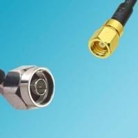 N Male Right Angle to SMC Female RF Coaxial Cable