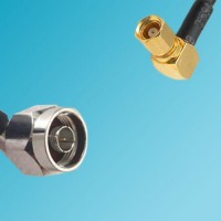 N Male Right Angle to SMC Female Right Angle RF Coaxial Cable