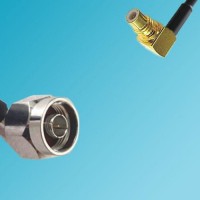 SMC Male Right Angle to N Male Right Angle RF Cable