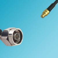 N Male Right Angle to SMP Female RF Cable