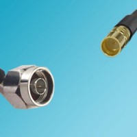 SMP Male to N Male Right Angle RF Cable