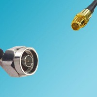 N Male Right Angle to SSMA Female RF Cable