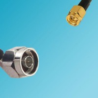 N Male Right Angle to SSMA Male RF Coaxial Cable